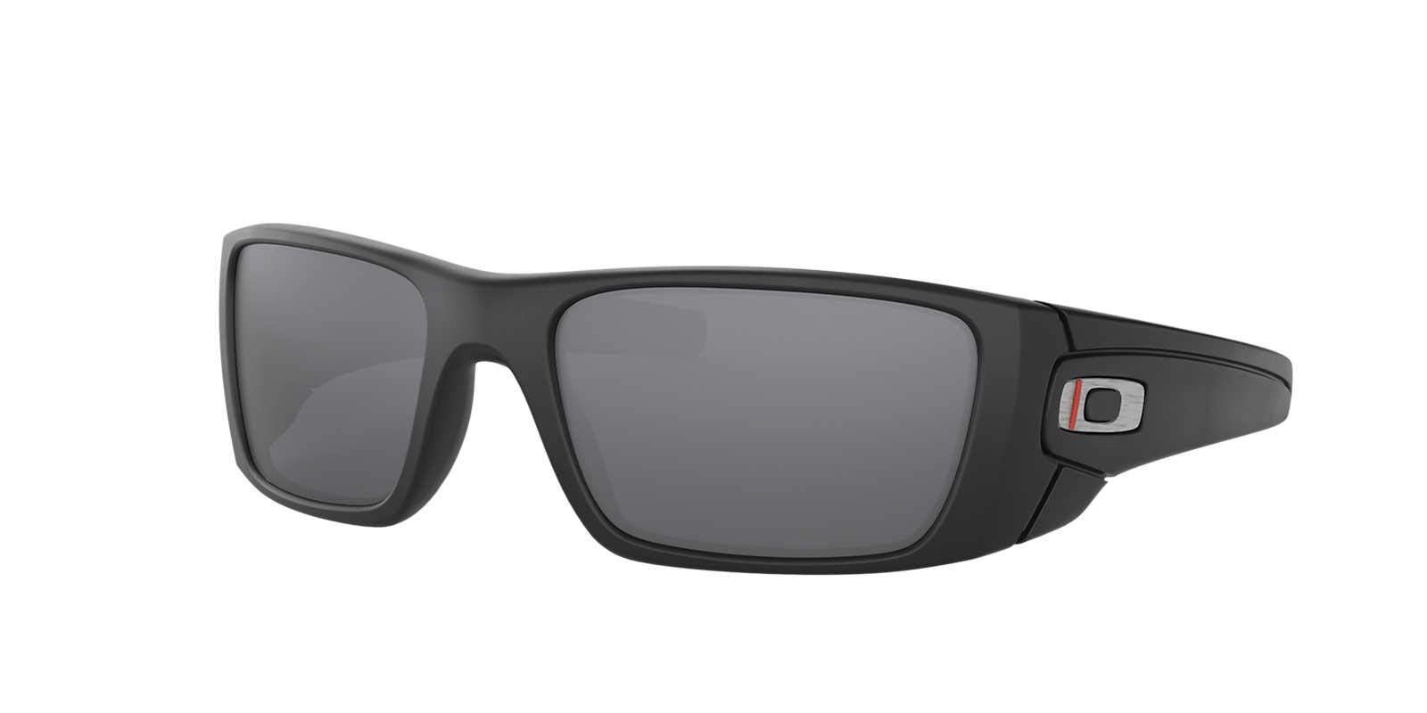 Oakley Men's Fuel Cell Rectangular Sunglasses - Polarized Black Frame with UV Protection for Driving, Running & Outdoor Sports