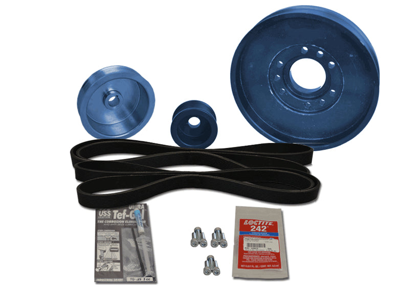 Perkins 6.354 Serpentine Pulley Kit (48 PSP 6354) - Replacement Part for Engine Belt System | Perfect for Industrial, Marine & Agricultural Equipment Maintenance