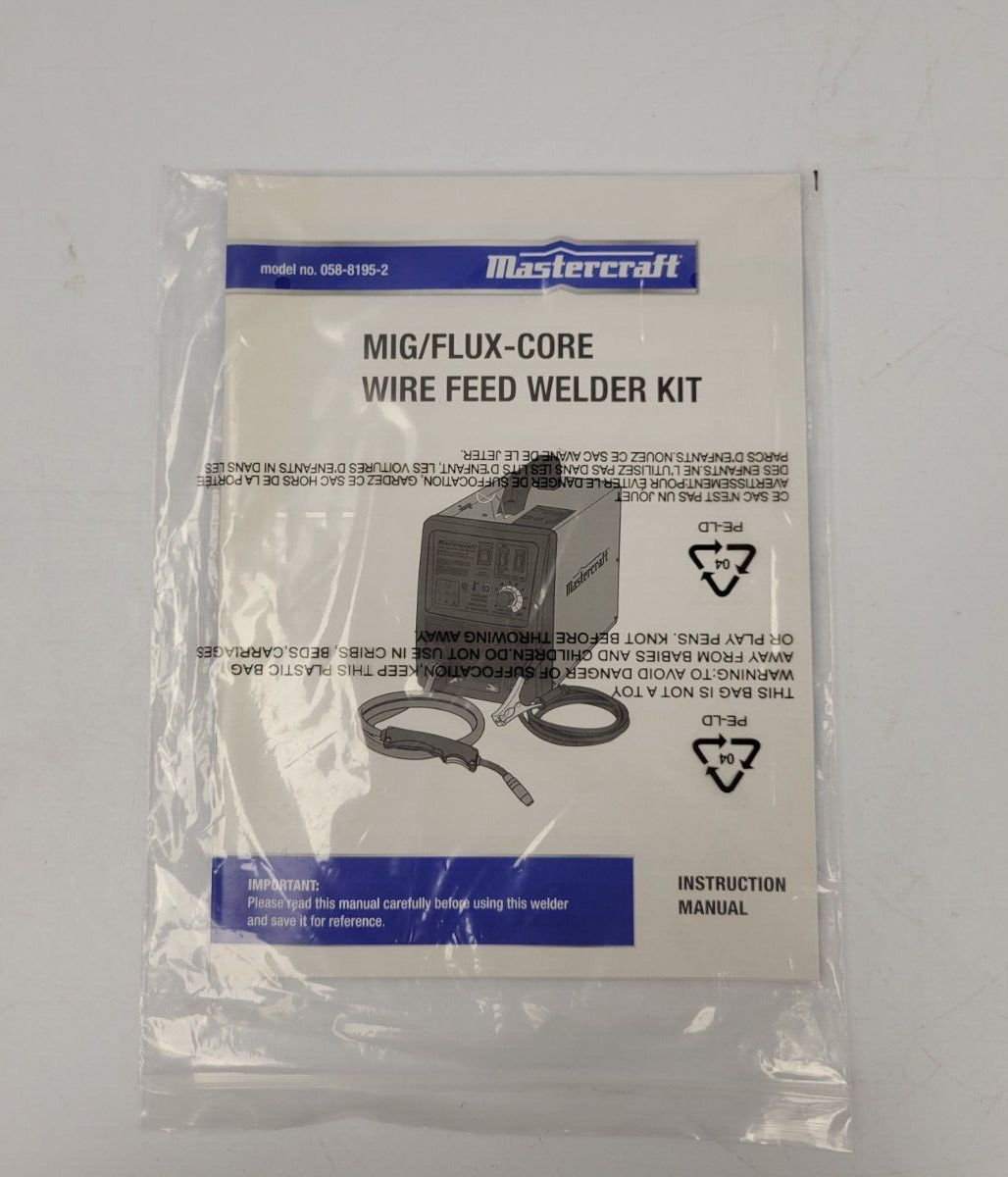 Mastercraft 299 9921 4 Welder - Professional MIG Welding Machine for Home & Industrial Use | Metal Fabrication, Auto Repair & DIY Projects
