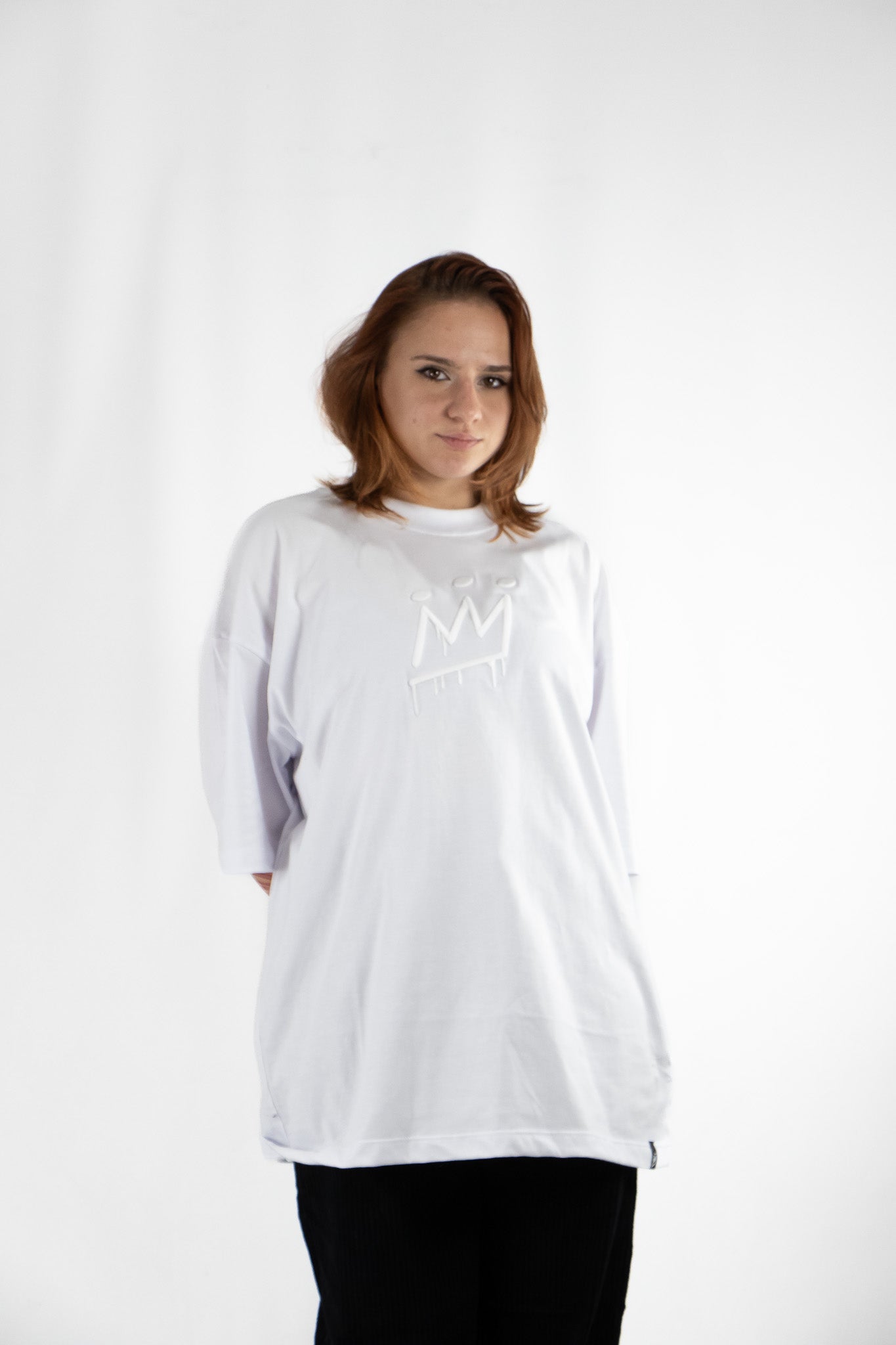 King Of Art H Bold Koa 6028B White Relax T-Shirt - Comfortable Cotton Graphic Tee for Casual Wear & Street Style