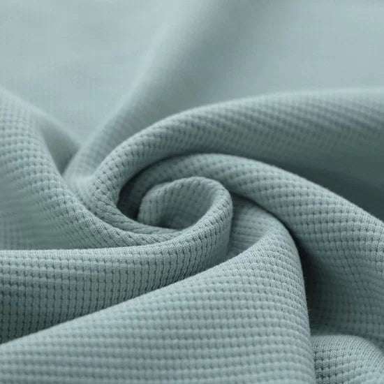 Premium Cotton Waffle Knit Blanket - Soft & Breathable Sea Green Throw for Cozy Home Decor - Perfect for Sofa, Bed, and Nursery Use