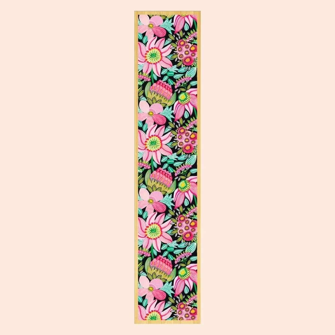 Pastel Floral Wooden Bookmark - Handmade Australian Bookmark for Women & Readers - Perfect Gift for Book Lovers, Birthday, Mother's Day & Reading Accessories