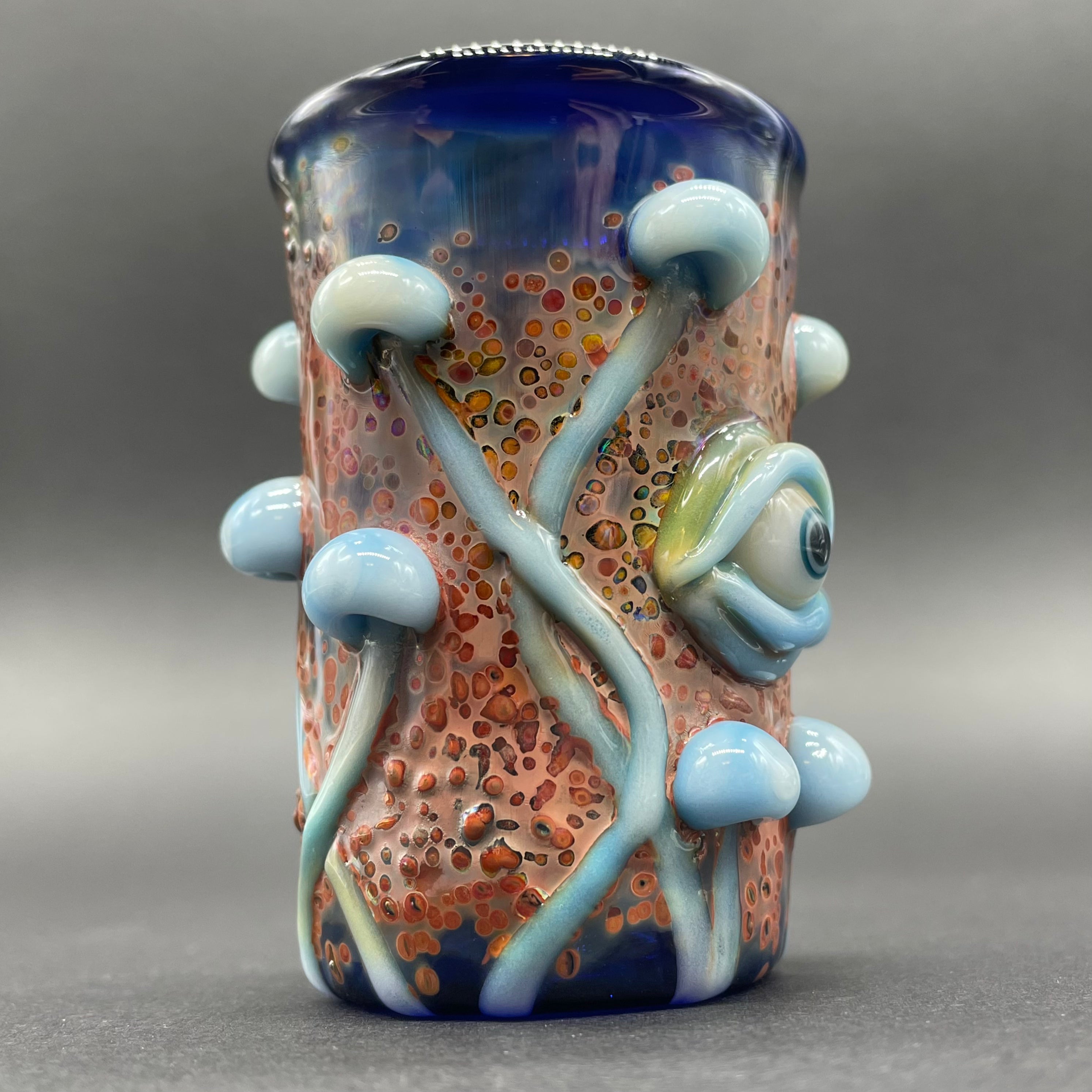 Siberian Mushroom Shot Glass - Unique Handcrafted Ceramic Drinking Cup for Vodka, Whiskey, Tequila - Perfect for Parties, Camping & Home Bar Decor