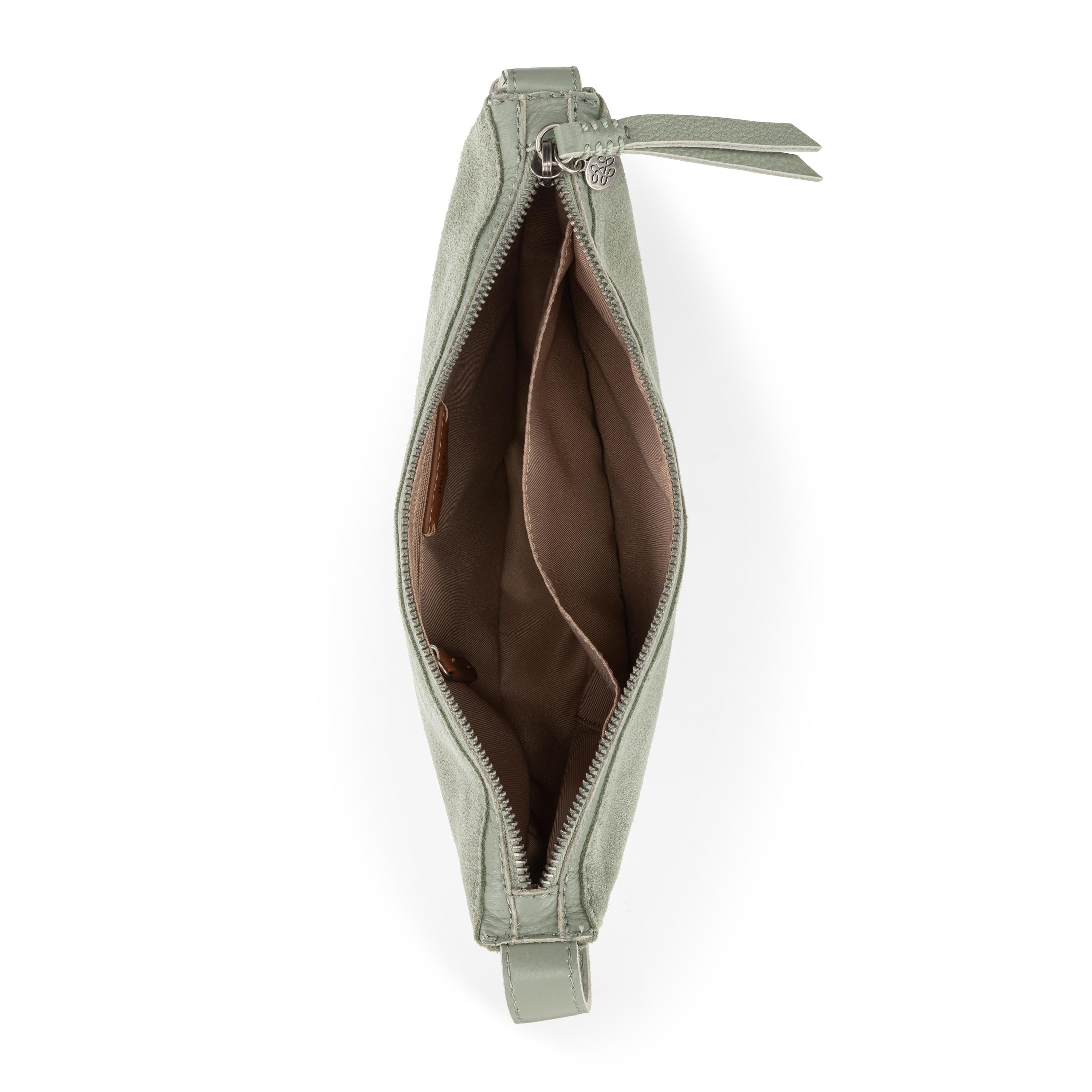Premium Leather Tess Sling Bag in Meadow Suede - Stylish Crossbody Purse for Women, Perfect for Everyday Use, Travel & Date Nights