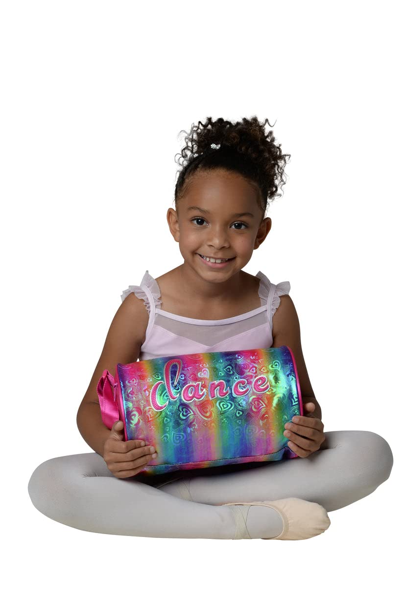 Danz N Motion Rainbow Roll Bag B22512 - Stylish & Durable Dance Bag for Ballet, Jazz, Tap - Perfect for Dance Classes, Competitions & Travel