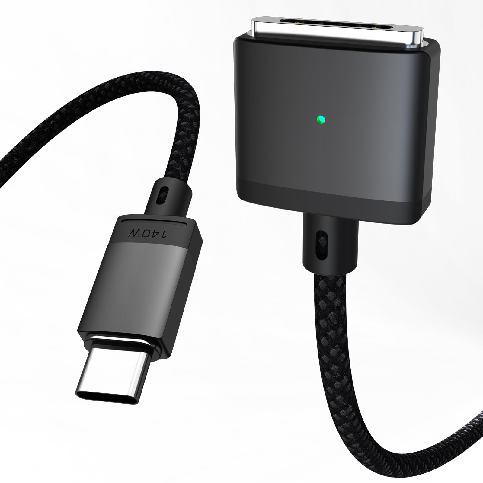 140W USB-C to Magnetic 3 Fast Charging Cable - 6.6ft Safe PD Charger Compatible with MacBook Pro 2021 M1 Pro/Max 14