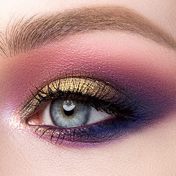 ENIVO Rose Gold Eyeshadow Palette - 18 Highly Pigmented Shades with Metallic Finish | Long Lasting Makeup for Party, Wedding & Night Out Looks