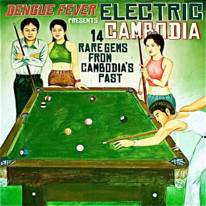 Dengue Fever Presents Electric Cambodia - Vintage Cambodian Rock Music Vinyl LP - Perfect for Retro Music Lovers & World Music Collectors