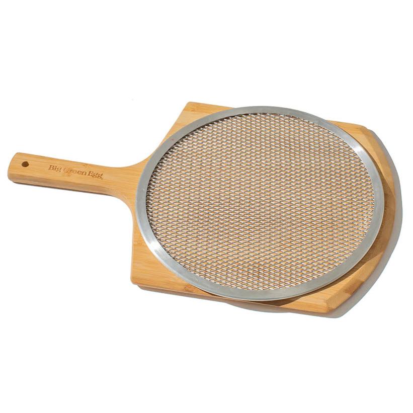 Big Green Egg Pizza Peel & Screen 128010 - Premium Pizza Accessory for Outdoor Cooking, Perfect for Grilling & Baking Pizzas on Kamado Grills - Ideal for Backyard BBQs & Outdoor Gatherings