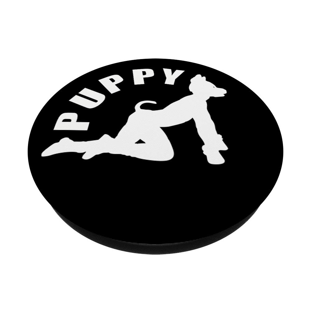 Cute Puppy Play PopSocket - Expandable Grip & Stand for Phones - Perfect for Pet Lovers, Dog Owners & Puppy Play Enthusiasts - Great for Selfies, Social Media & Everyday Use