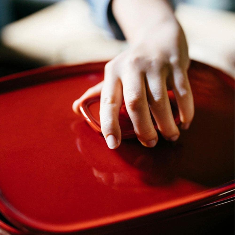 Emile Henry Oven Dish Lid - Premium Ceramic Bakeware Cover for Casseroles, Roasts & Stews - Perfect for Baking, Serving & Storing Leftovers