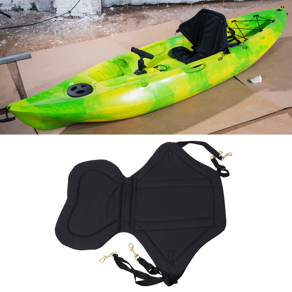 Universal Oxford Cloth Kayak Seat Chair - Comfortable Kayak Seat Pad & Backrest for Inflatable Boats | Perfect for Fishing, Camping, and Water Sports Adventures