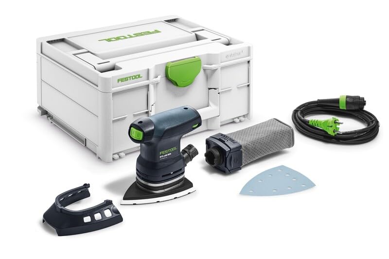 Festool 577520 DTS 400 REQ-Plus Electric Finish Delta Sander - Professional Woodworking & DIY Sanding Tool for Furniture, Cabinets & Detailed Projects