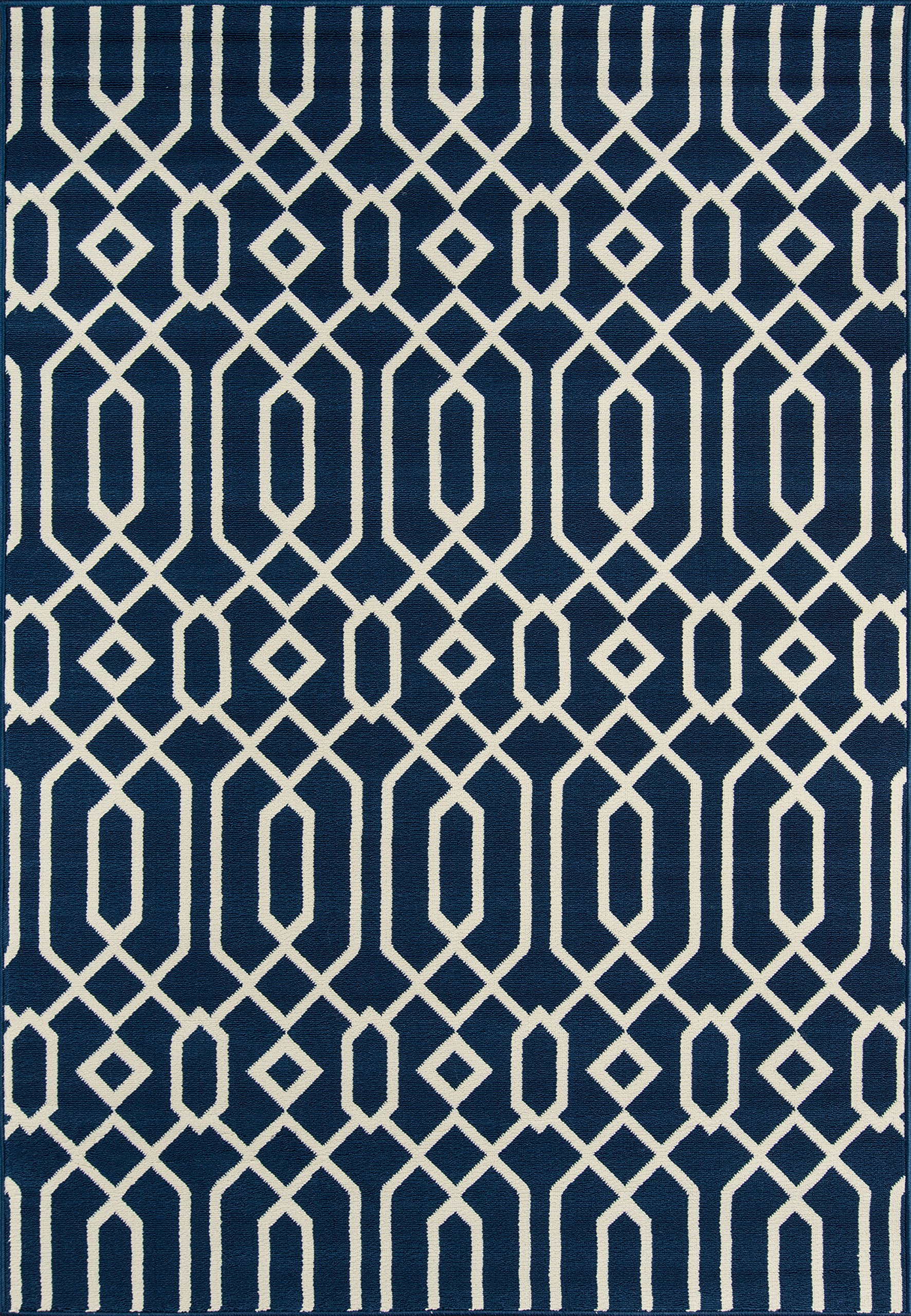 Momeni Baja Collection Contemporary Indoor Outdoor Area Rug - UV Protected Fade Resistant Easy Clean - 2'3