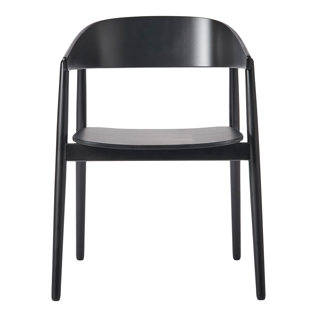 Bykato AC2 Side Chair - Modern Wooden Dining Chair with Upholstered Seat - Perfect for Kitchen, Dining Room, and Office Use