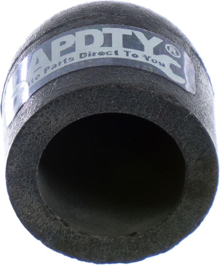 APDTY 761118 Vacuum Cap Set (1/2 Inch ID Black Heat Resistant Rubber, Pack of 5) - Perfect for Automotive, HVAC & Industrial Applications