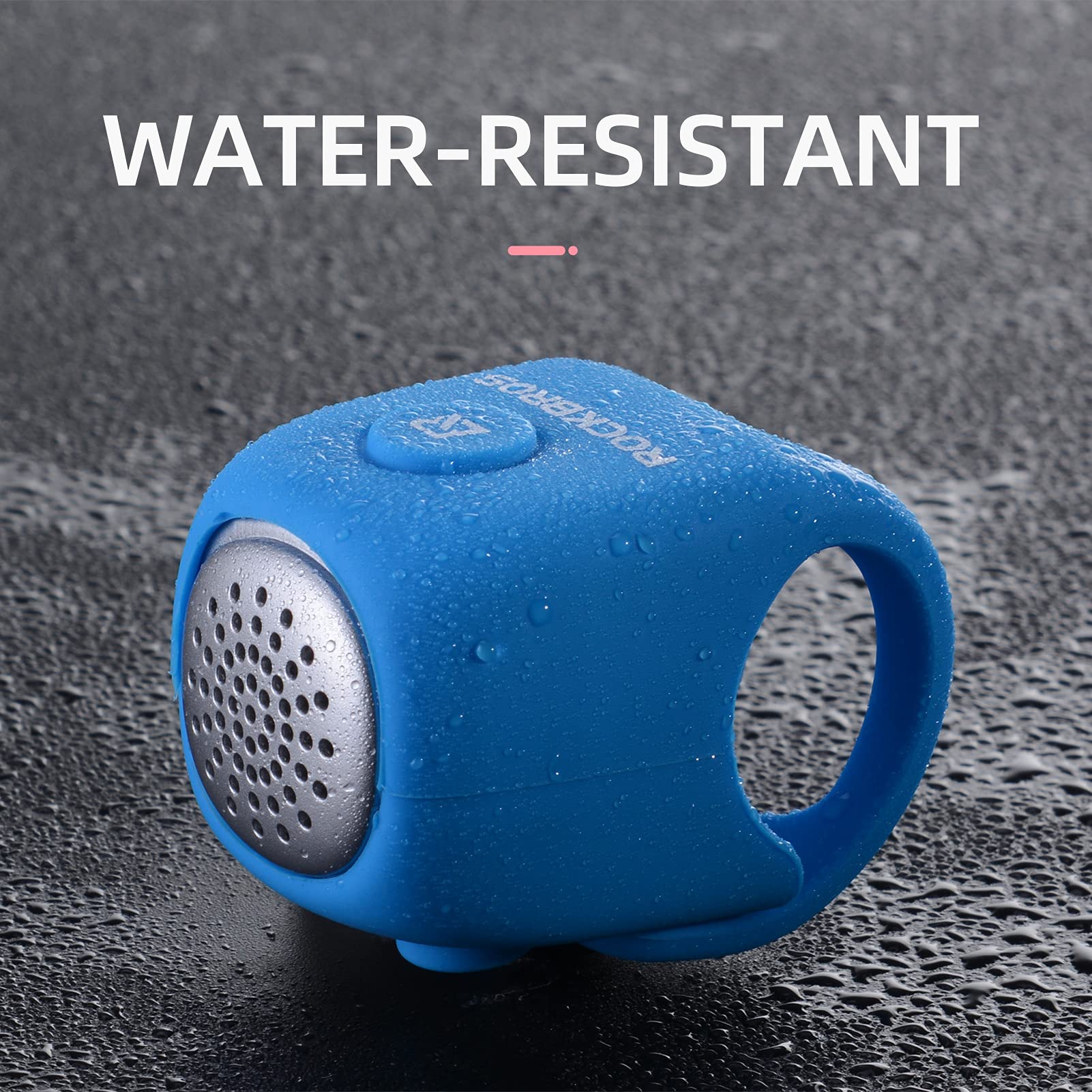 ROCKBROS 90dB Electric Bike Horn - Loud Electronic Bicycle Bell for Adults & Kids - Perfect for Commuting, Mountain Biking & Urban Cycling Safety