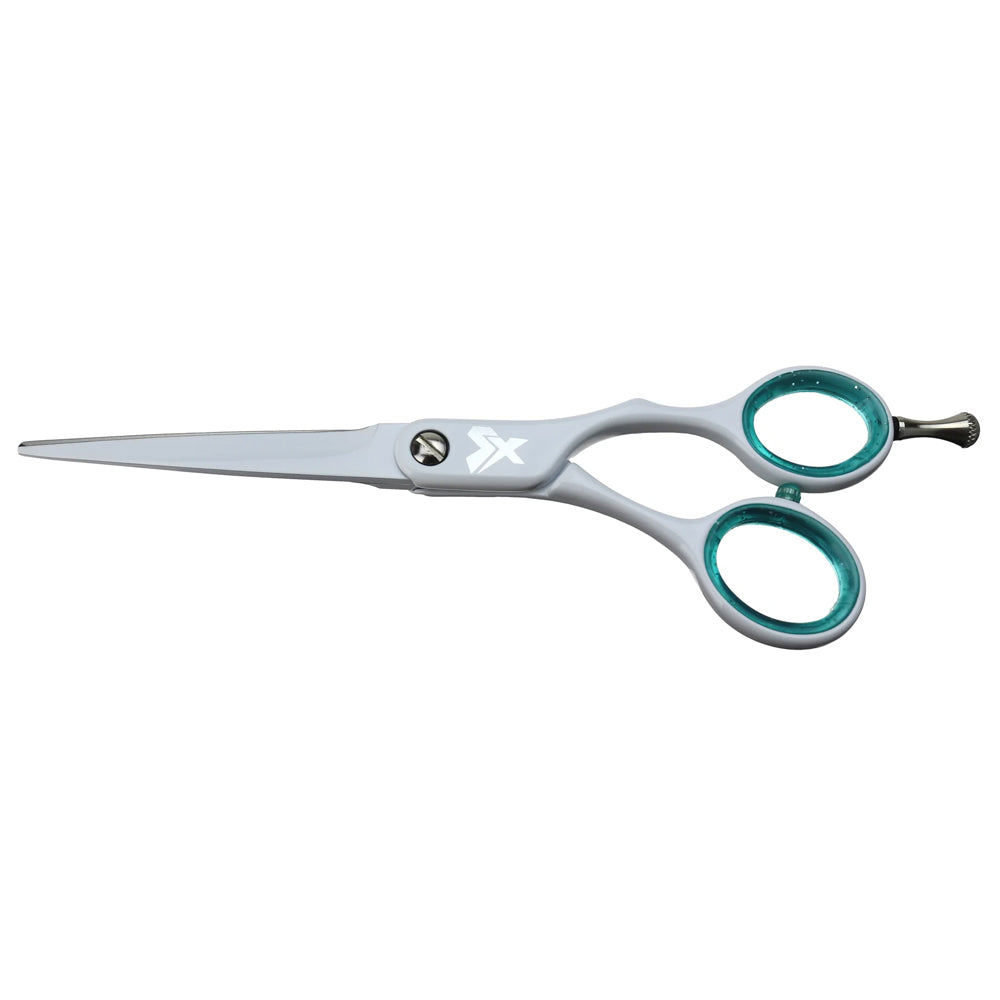 Professional Cricket Shear Xpression 5.75 Inch Hair Cutting Scissors with Protective Case - Precision Styling Tools for Salon & Home Haircuts, Trims & Layering