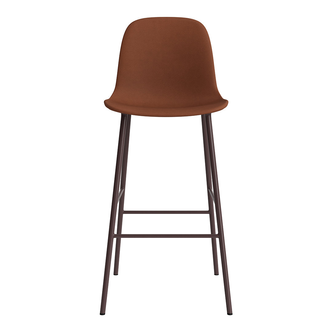 Stylish Form Bar Chair - Fully Upholstered Counter Stool for Kitchen Island, Breakfast Nook & Home Bar - Comfortable Modern Seating for Dining & Entertaining