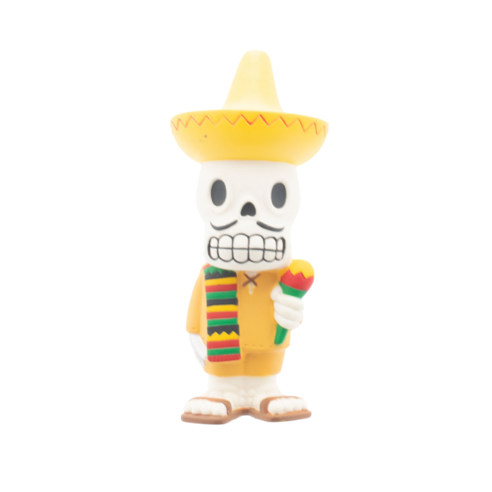 Out of Box Spastik Juan Calavera - Unique Handmade Mexican Folk Art Skeleton Figurine - Perfect for Day of the Dead Decor, Home Decor, and Gift Giving