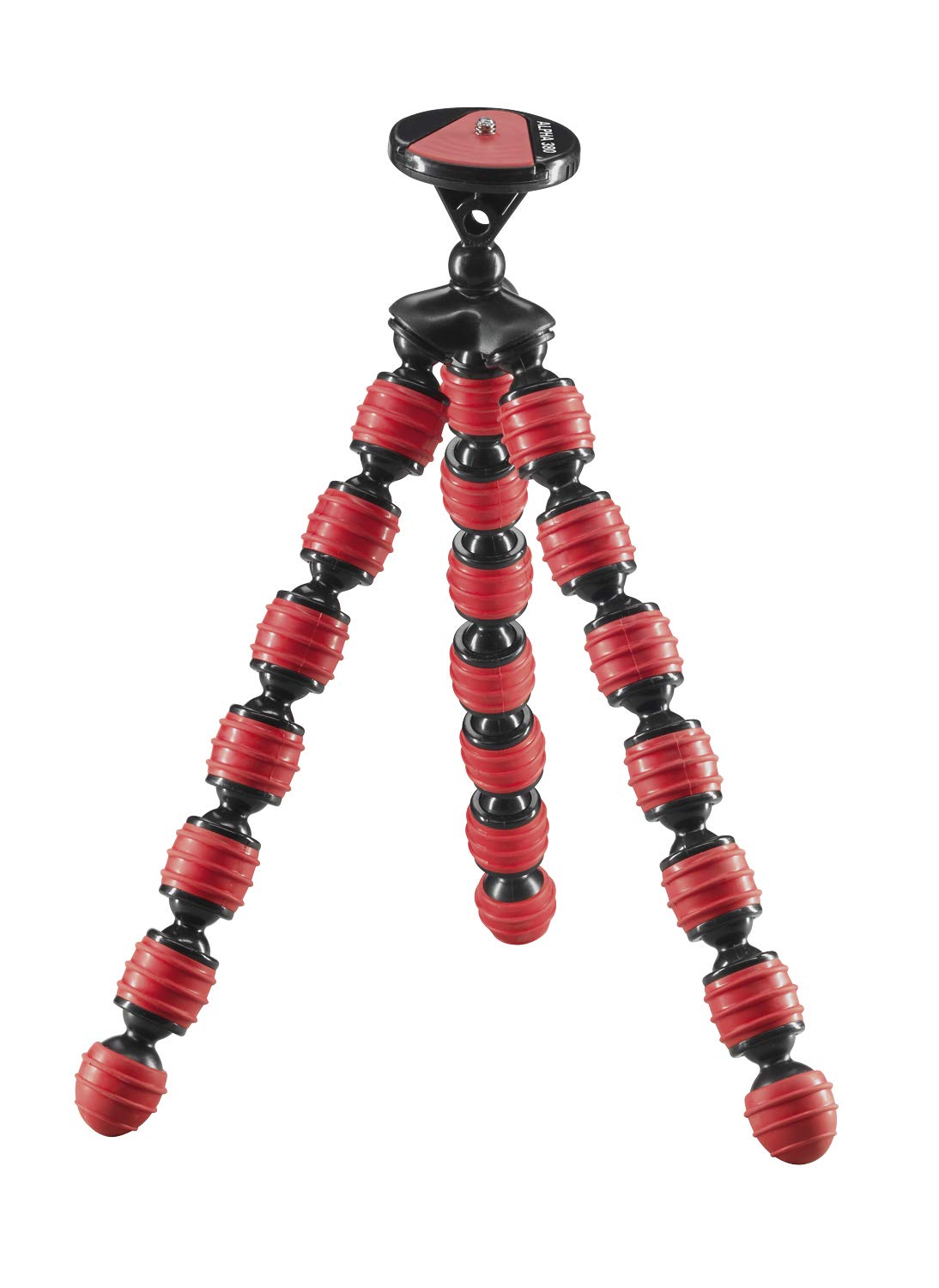 Cullmann Alpha 380 Portable Flexible Mini Tripod with Smartphone Mount - Adjustable Bendable Legs, Lightweight 267g, Supports 1.5kg - Perfect for Travel Vlogging, Outdoor Photography & iPhone Video Shooting