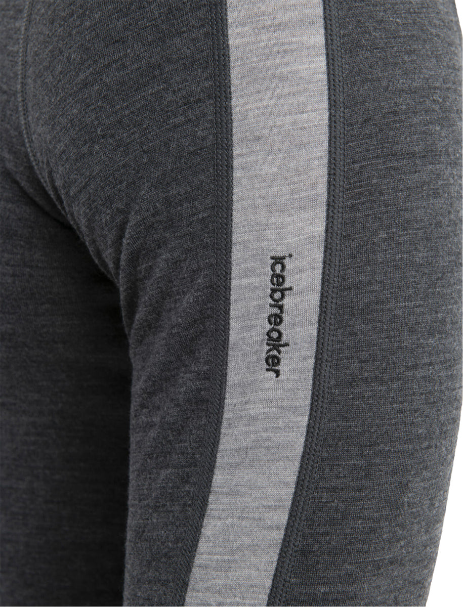 200 ZoneKnit Merino Wool Long Sleeve Half Zip Thermal Base Layer Top for Men - Warm Winter Outdoor Hiking & Skiing Performance Shirt