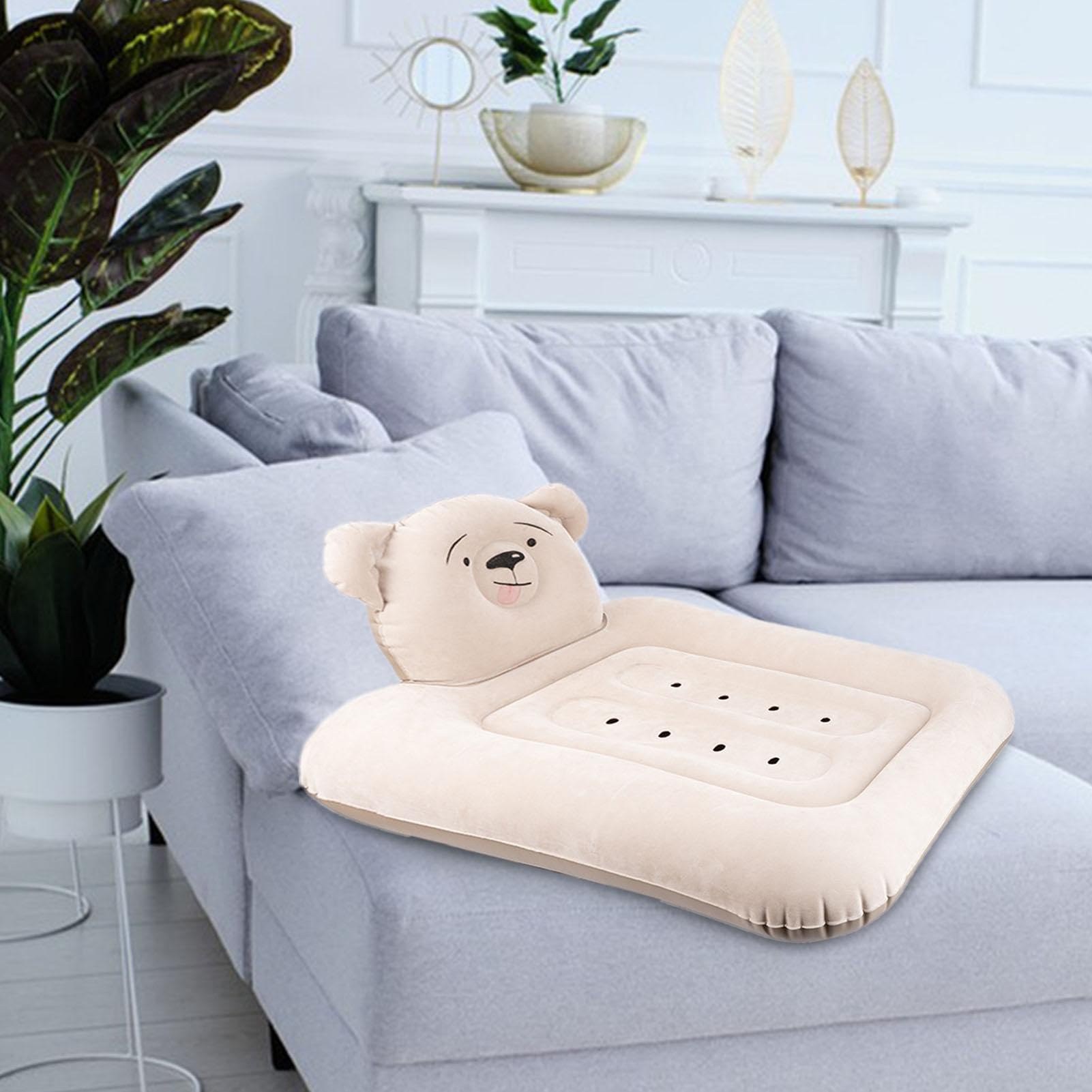 Inflatable Airplane Kids Bed - Portable Toddler Travel Mattress for Airplane, Car & Camping | Flyaway Kids Bed | Lightweight & Compact for Easy Transport | Perfect for Travel, Sleepovers & Outdoor Adventures