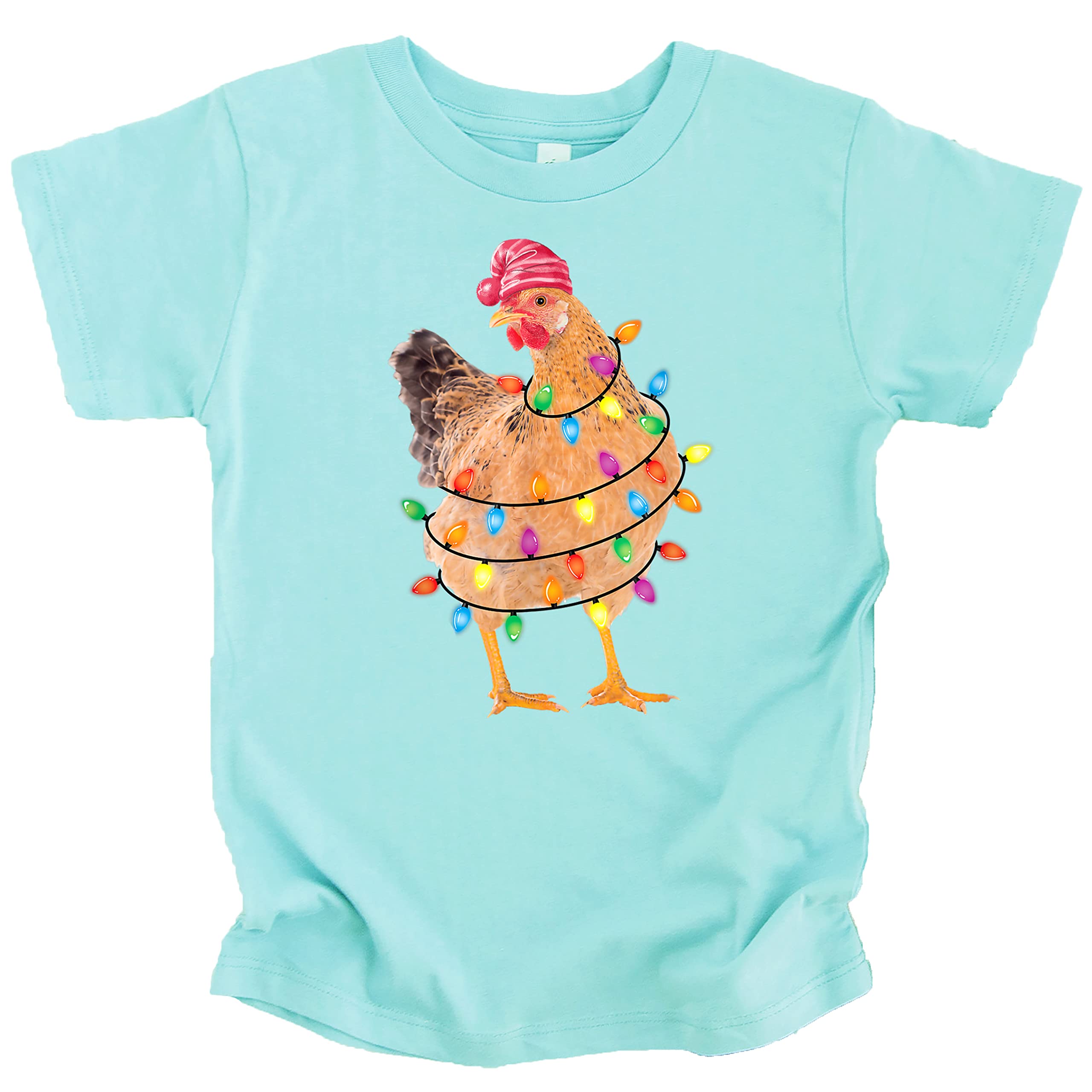 Adorable Christmas Chicken Baby & Toddler Matching T-Shirts | Family Holiday Outfits | Perfect for Christmas Photos & Festive Gatherings