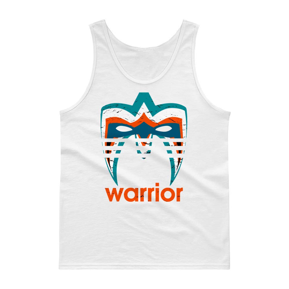 Ultimate Warrior Face Paint Miami Tank Top - Bold & Comfortable for Cosplay, Halloween, and Gym Workouts