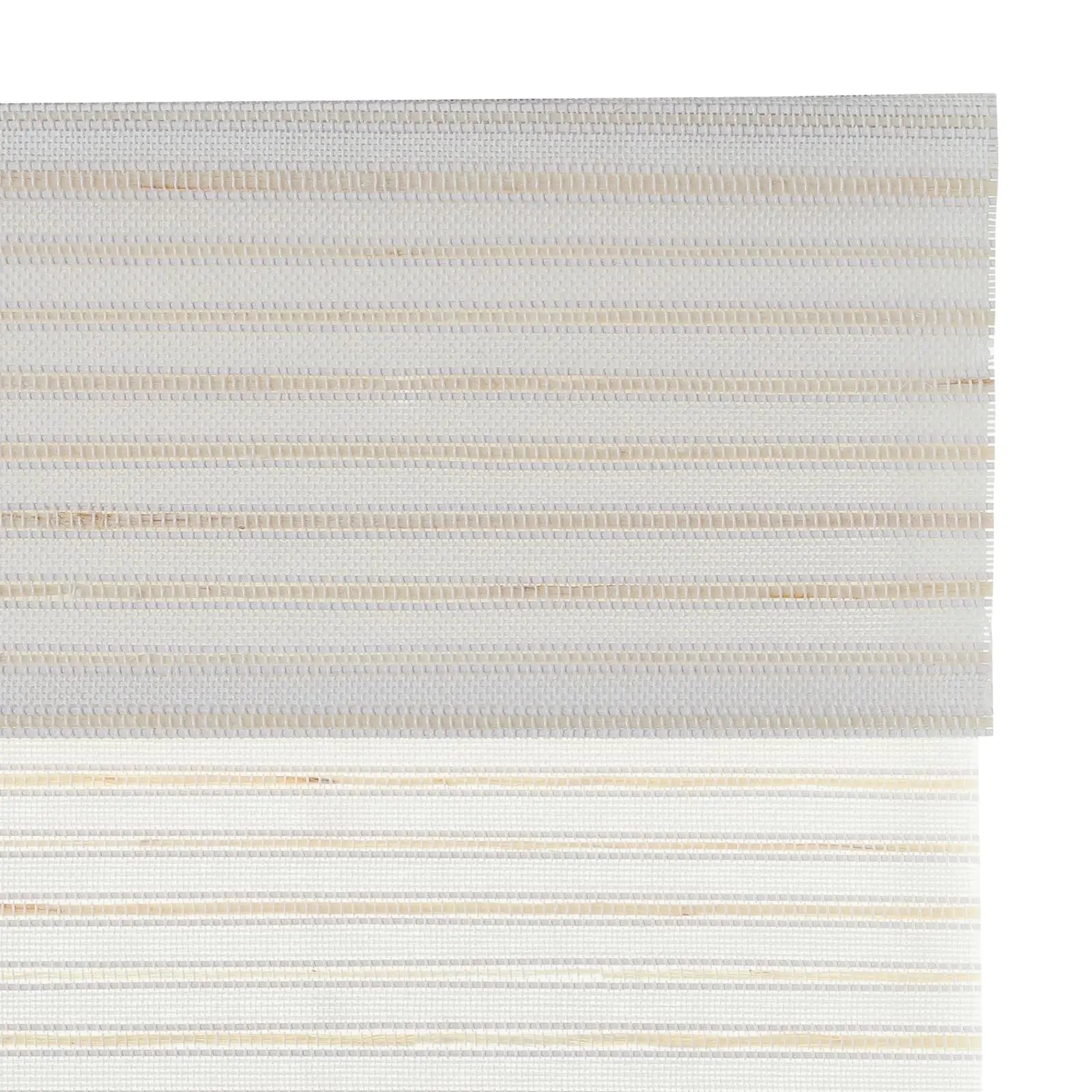 Natural Bamboo Woven Window Shade - Eco-Friendly White Roller Blind for Home & Office Privacy and Sun Protection