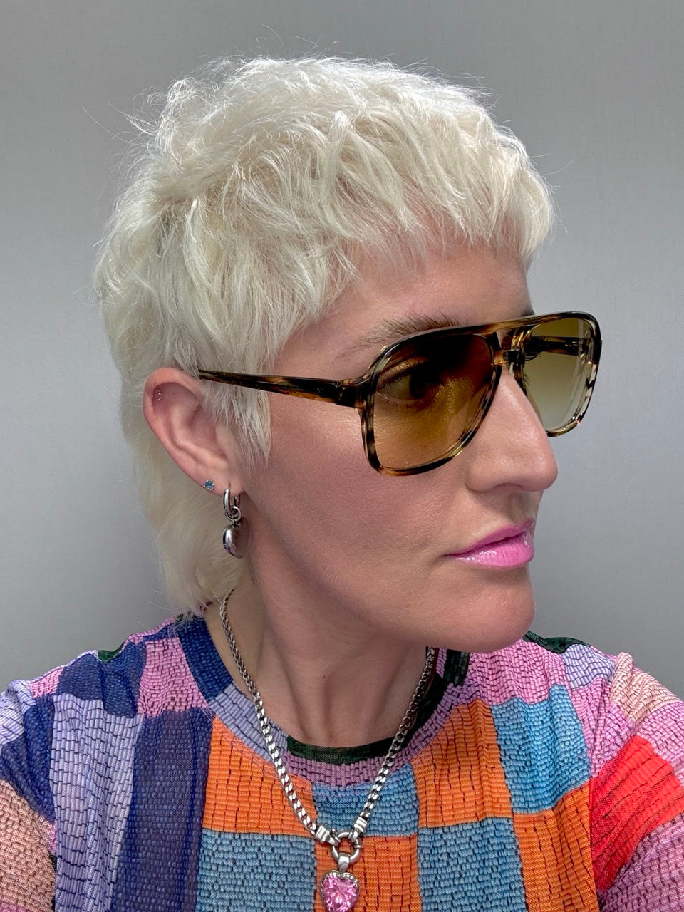 Moscot Sheister Bamboo Gradient Sunglasses - Stylish UV Protection Shades for Men & Women - Perfect for Outdoor Activities, Beach, and Driving
