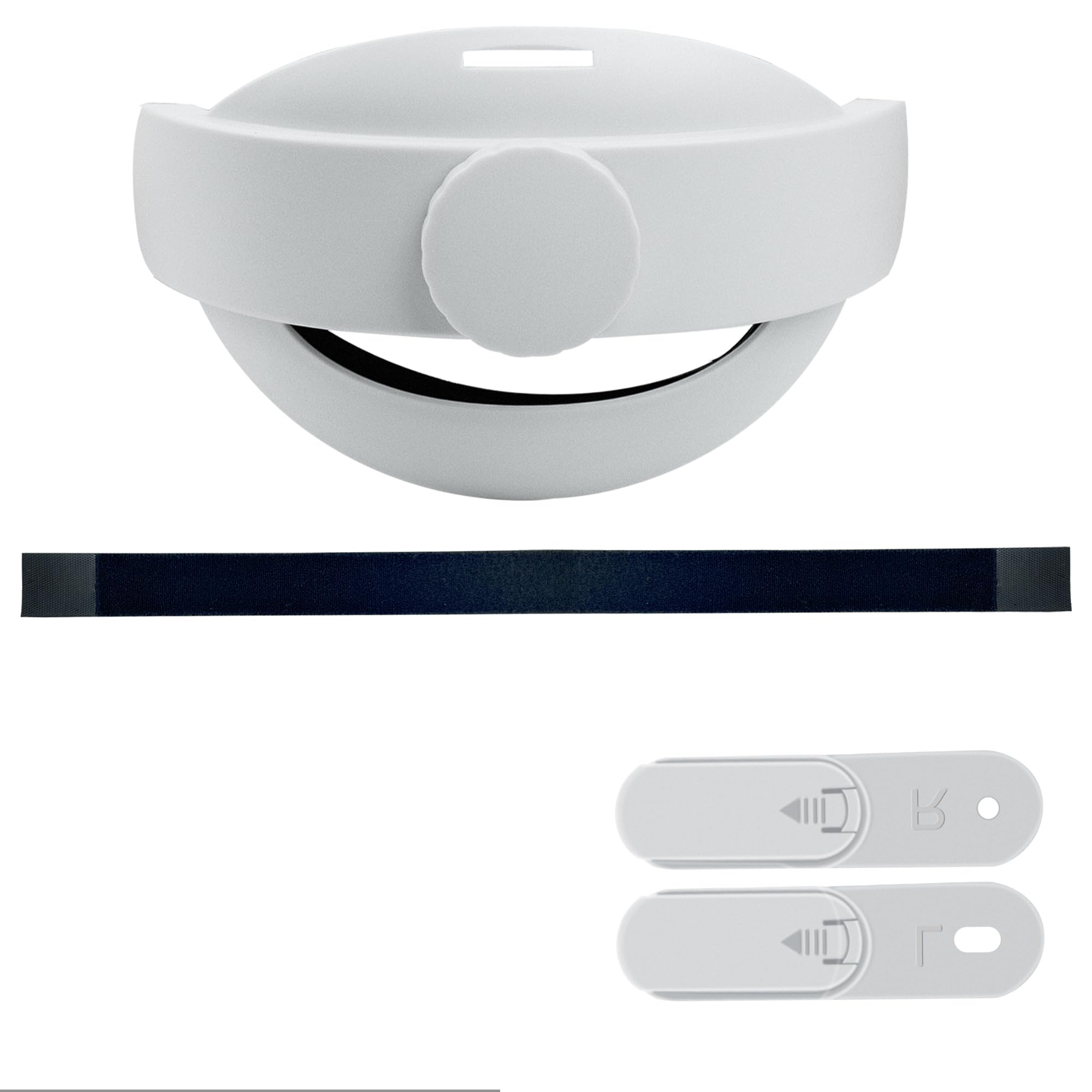 Meta Quest 3 VR Headset Accessories - Adjustable Elite Strap Replacement Kit with Comfort Padding, Weight Reduction & Stress Relief Headband for Enhanced VR Gaming & Movie Watching Experience
