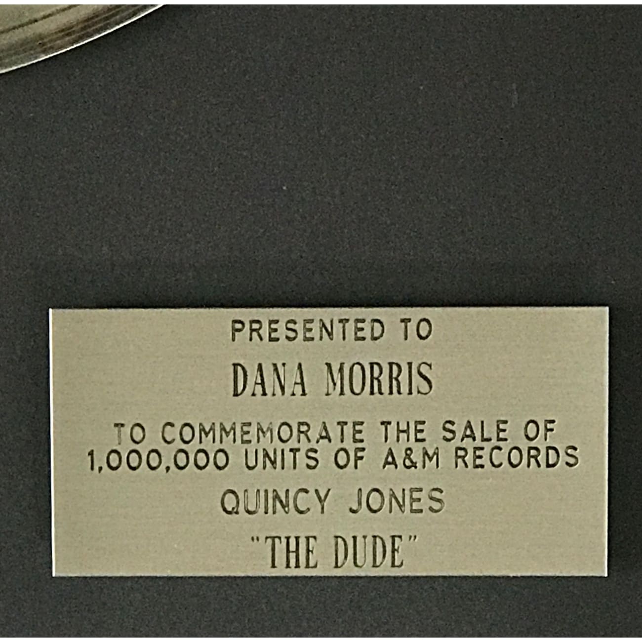 Quincy Jones The Dude Vinyl Record - A&M Records Award-Winning Album | Perfect for Jazz Lovers & Music Collectors