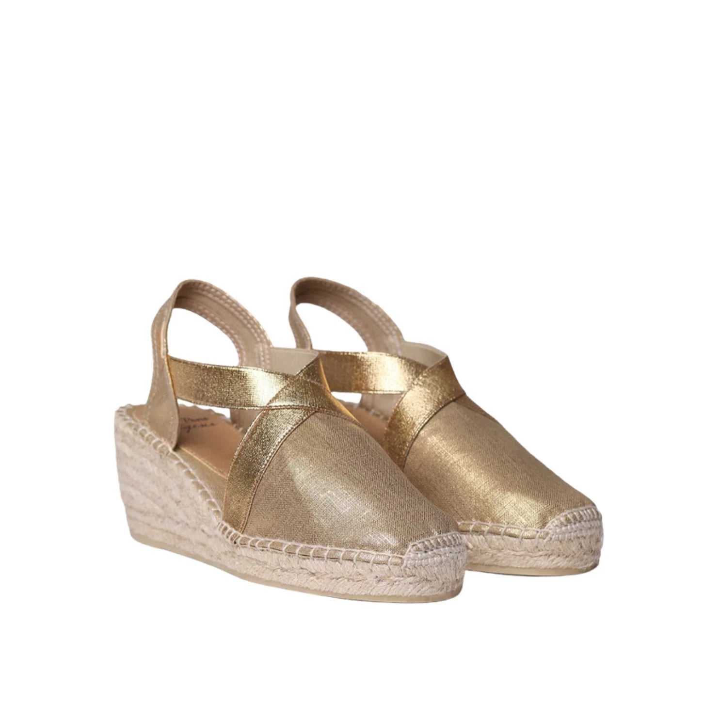 Women's Plain Silk Wedge Espadrilles - Comfortable Summer Sandals for Beach, Vacation & Casual Outings