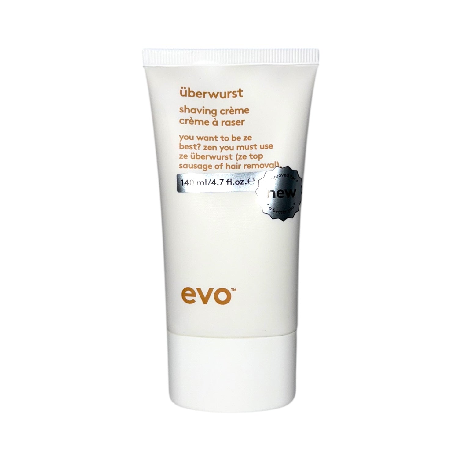 EVO Uberwurst Shaving Cream for Men - 4.7 oz Premium Shaving Foam with Natural Ingredients - Perfect for Sensitive Skin & Close Shaves - Ideal for Daily Grooming & Travel Use