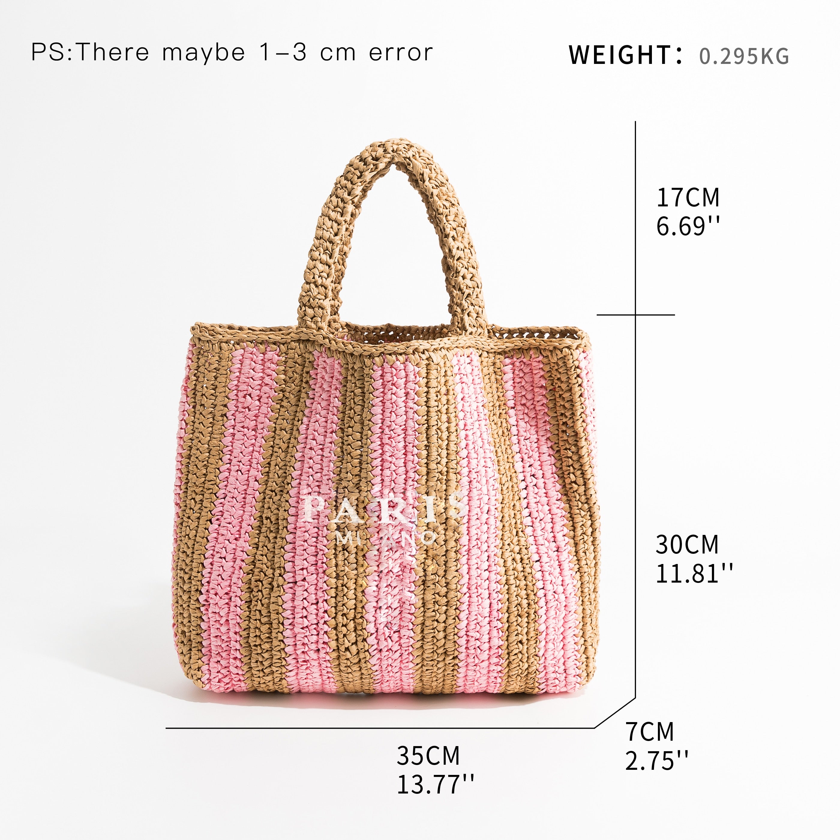 Stylish Women's Striped Straw Handbags - Trendy Summer Beach Tote for Vacation, Shopping & Outdoor Activities