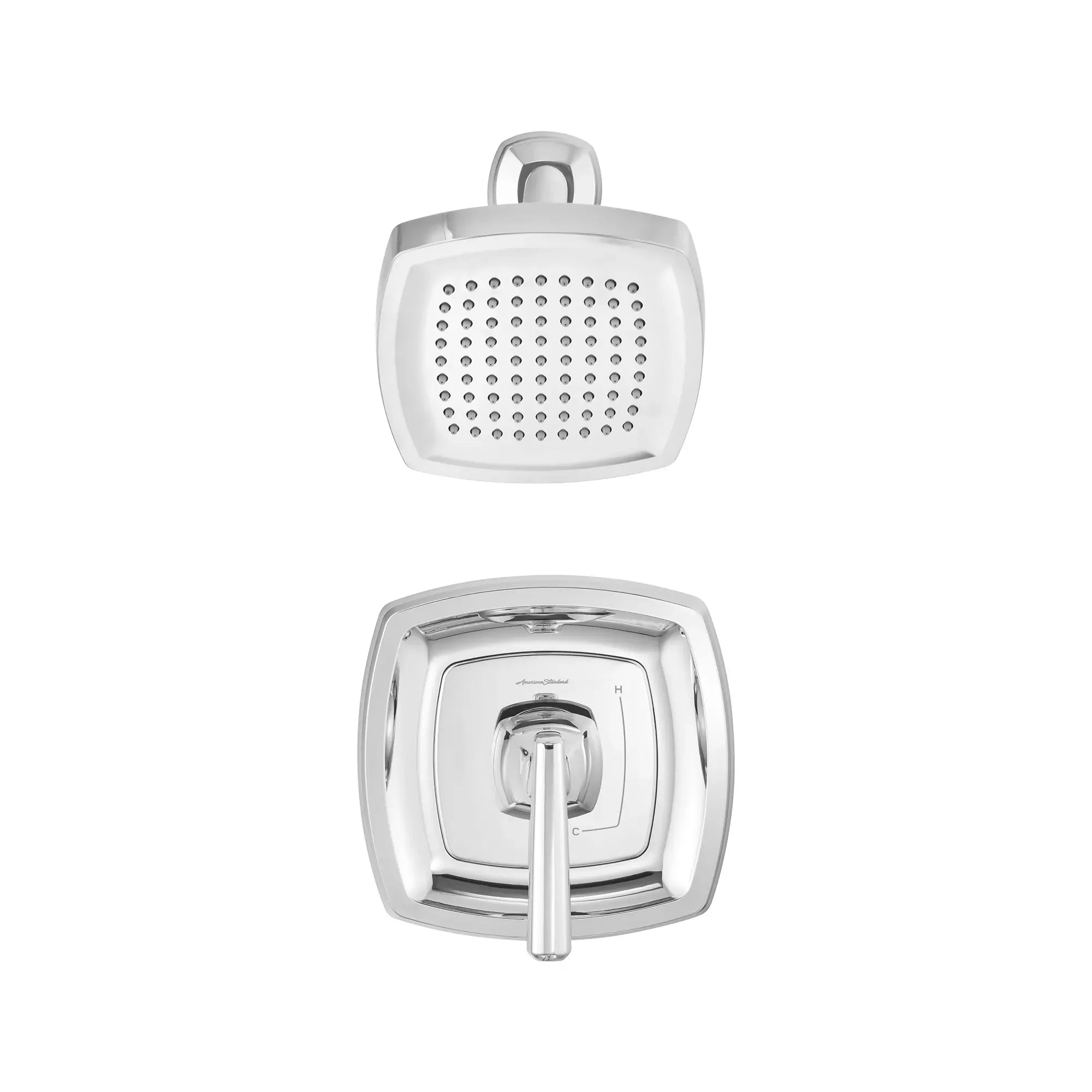 Edgemere® 2.5 GPM/9.5 LPM Shower Trim Kit with Showerhead - Double Ceramic Pressure Balance Cartridge & Lever Handle - Perfect for Bathroom Renovation & Modern Home Upgrades