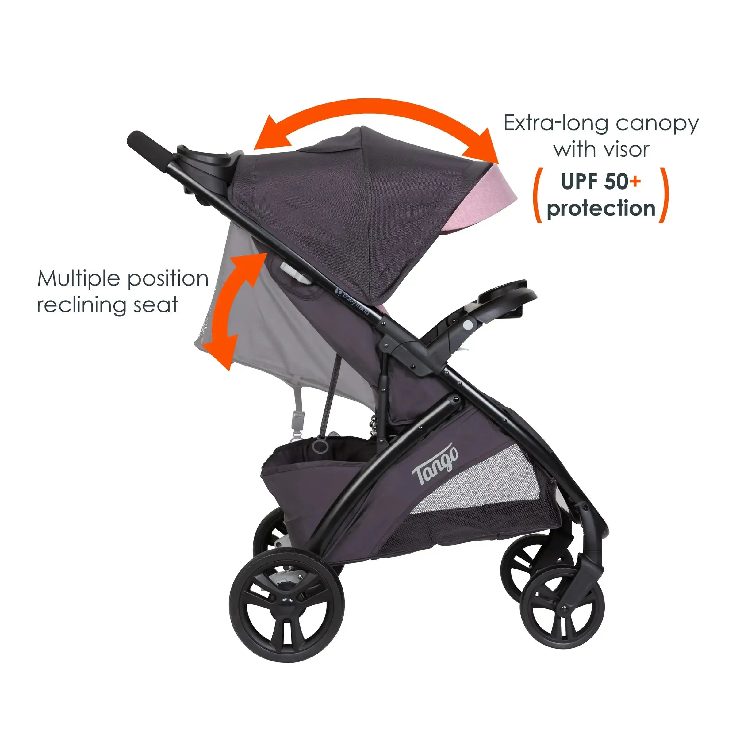 Tango Stroller - Lightweight Compact Baby Stroller for Travel & Everyday Use | Easy Fold, Comfortable Ride | Perfect for Shopping, Walks & Airports