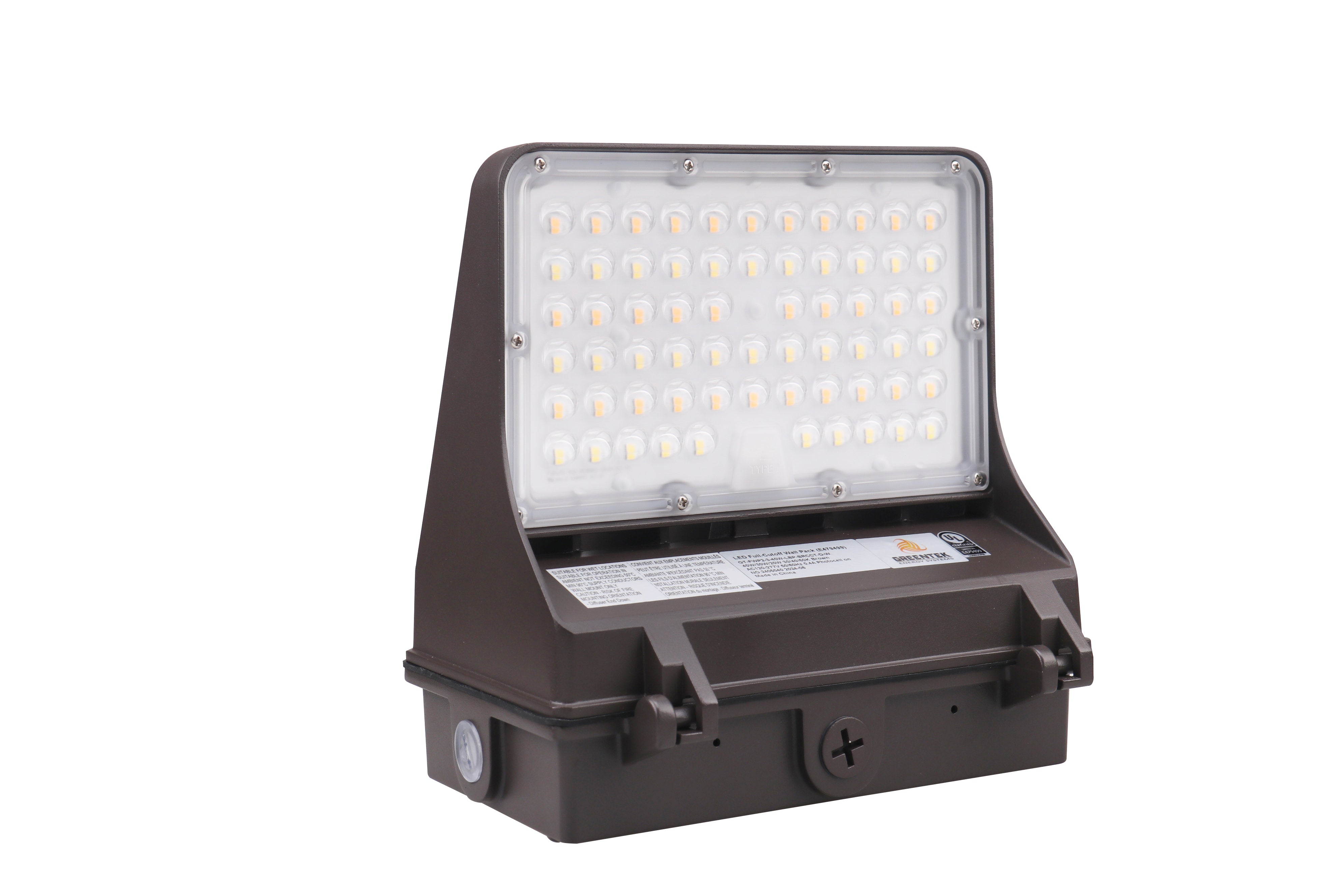 Durable LED Wall Pack Light - Full Cutoff, Wattage Selectable & CCT Tunable - Dark Sky Compliant with Photocell - DLC Listed - Perfect for Parking Lots, Building Exteriors & Security Lighting