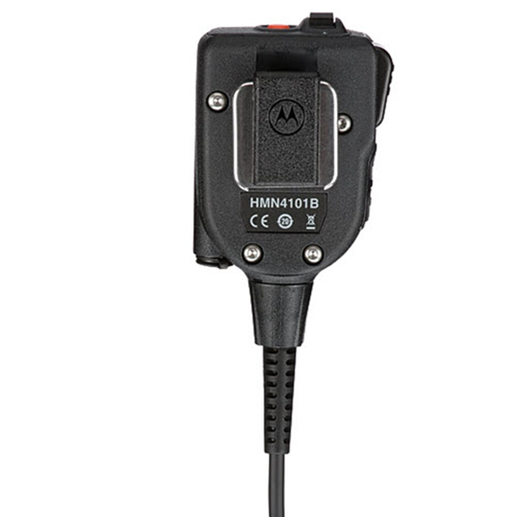 Motorola HMN4101B Two-Way Radio Speaker Microphone - Hands-Free Communication for Walkie Talkies - Perfect for Construction, Security & Outdoor Adventures