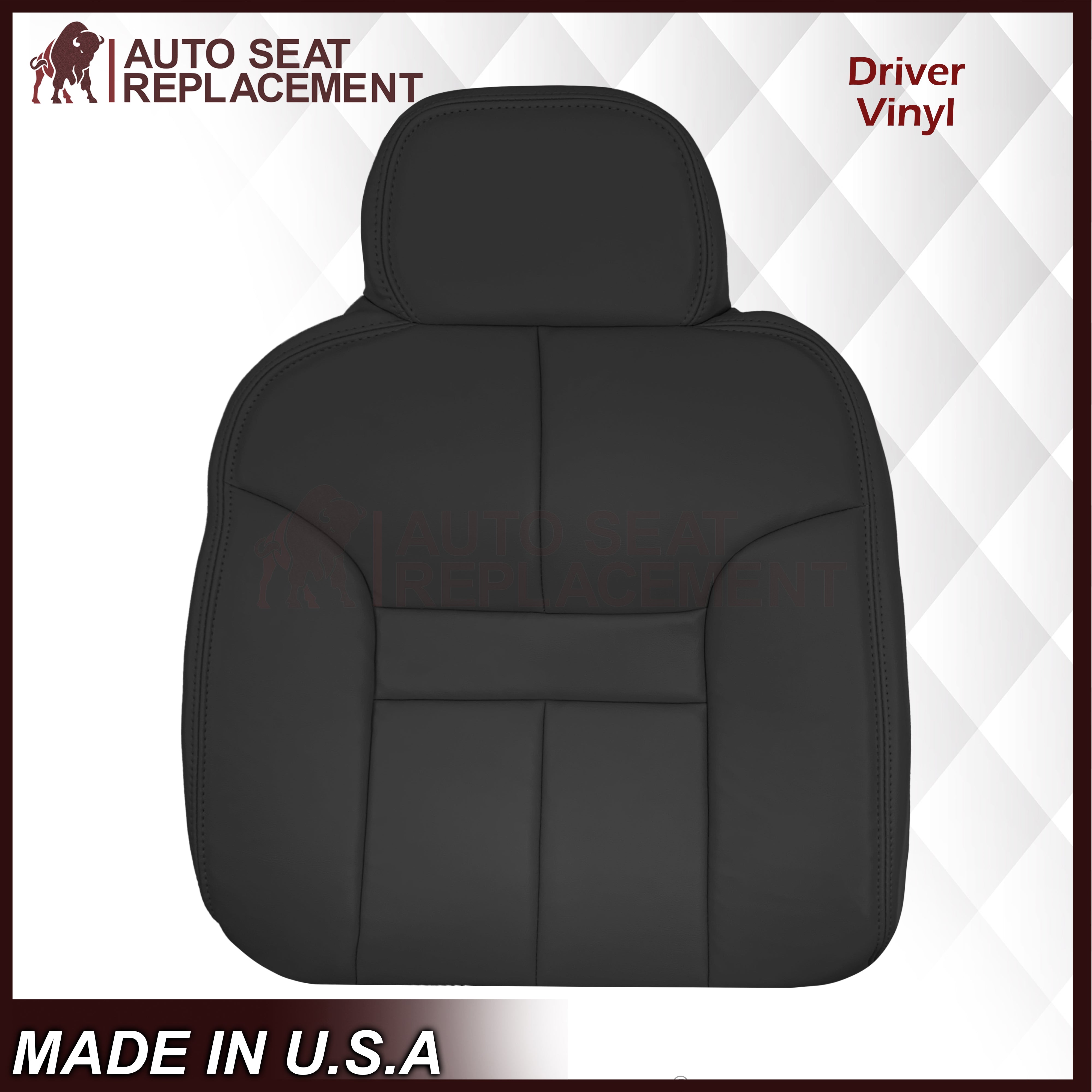 1994-1997 Dodge Ram Laramie SLT 1500/2500/3500 Black Seat Covers - Custom Fit Truck Seat Protectors for Comfort & Durability | Perfect for Work Trucks, Off-Roading & Daily Commutes