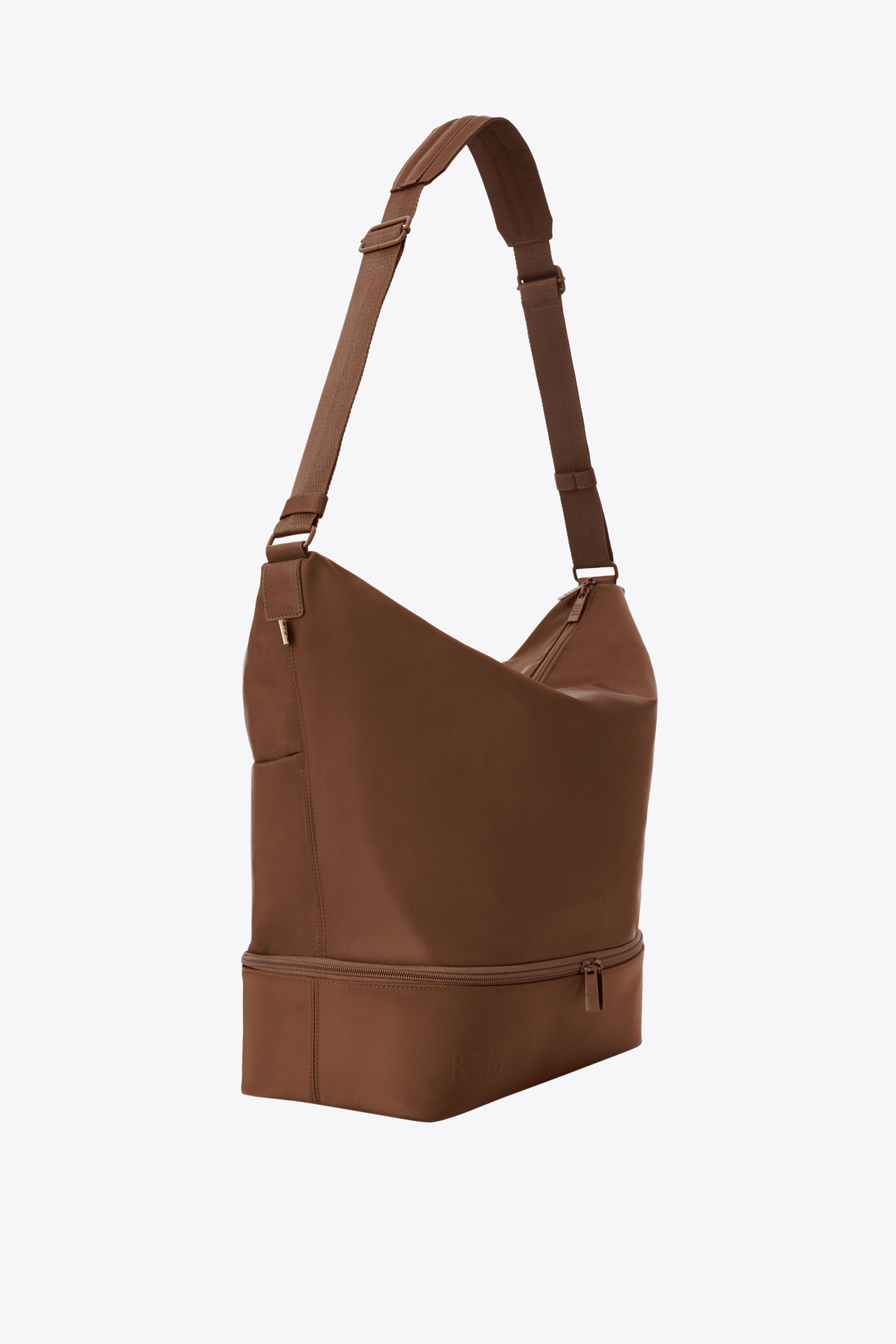 Premium Maple Wood Crescent Weekender Bag - Stylish & Durable Travel Duffel for Weekend Getaways, Gym, or Business Trips
