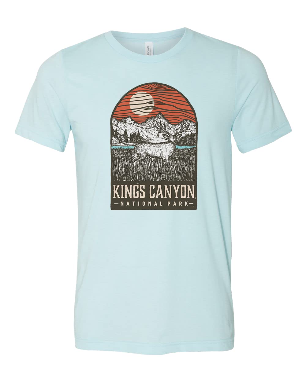 National Park T-Shirt | Kings Canyon Hiking & Camping Shirt | Breathable Quick-Dry Outdoor Tee for Men & Women | Perfect for Hiking, Camping & Road Trips