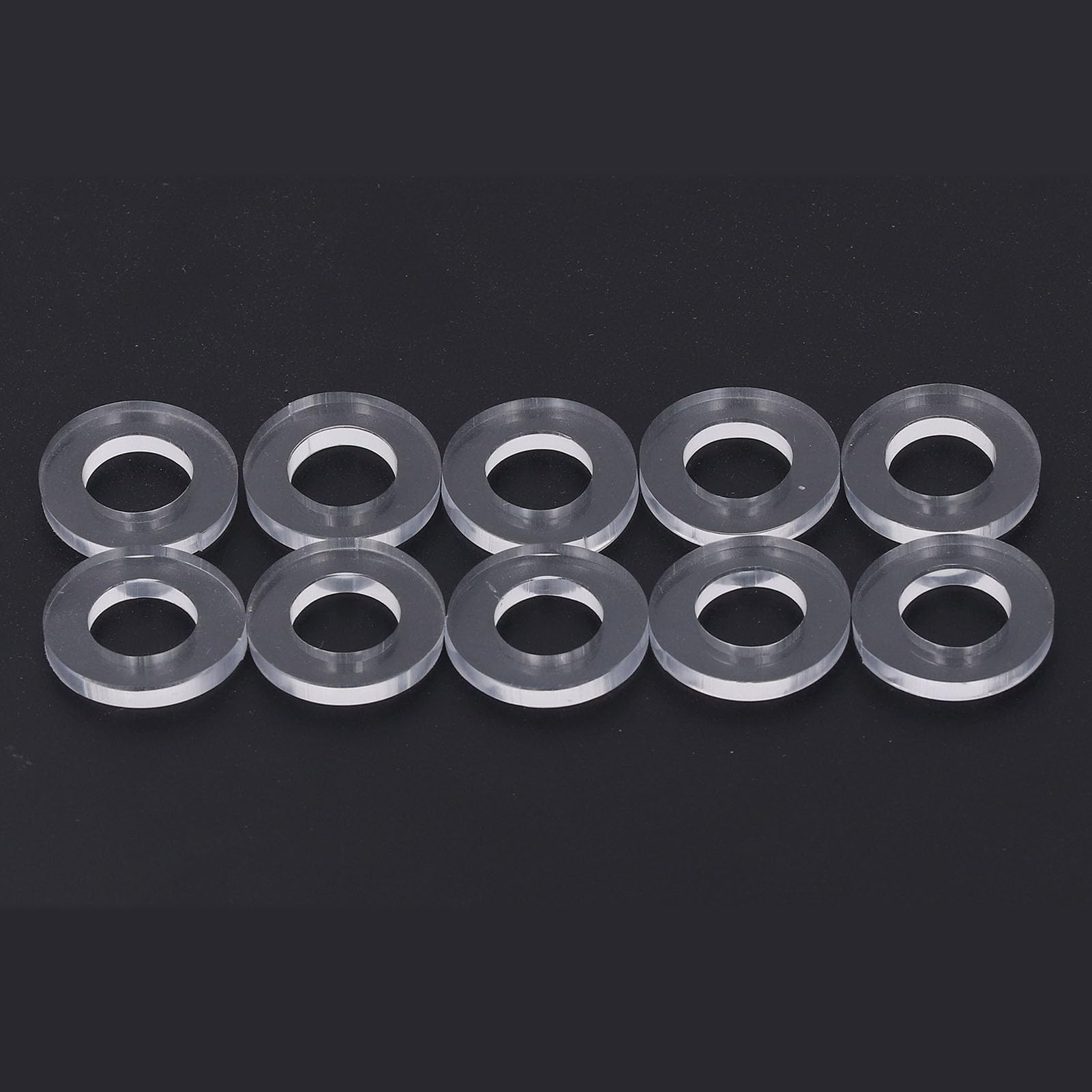 10PCS CO2 Regulator Washers & Gaskets - Silicone Seals & Rubber O-Rings for Soda Machine, CO2 Cylinder Exchange, Carbonator - Compatible with Soda Makers, Keg Systems, Home Brewing & Commercial Beverage Dispensing