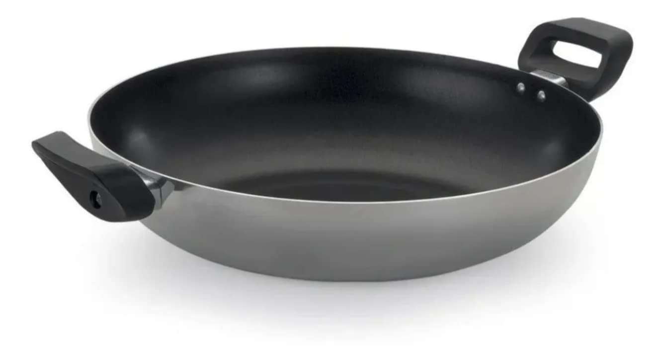 28cm Non-Stick Wok Pan with Lid - 3.3L Teflon Coated Stir Fry Pan for Asian Cooking, Healthy Frying & Family Meals - Perfect for Stir-Frying, Sautéing, Deep Frying & Home Kitchen Use