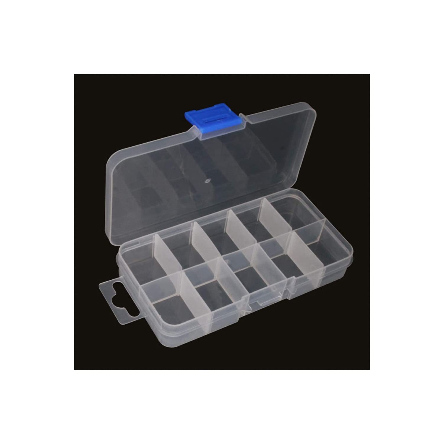 Auniwaig 2-Pack Plastic Tool Organizer Box for Hardware & Jewelry - Portable Storage for DIY & Crafts