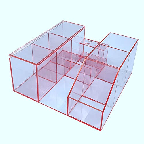 DYNWAVE Acrylic Makeup Organizer & Cosmetic Case - Professional & Personal Beauty Storage, Pink | Perfect for Vanity, Travel, Salon & Home Organization