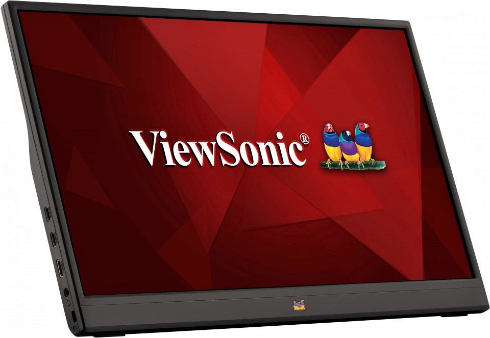 ViewSonic VA1655 15.6 Inch Portable 1080p IPS Monitor with USB-C & Mini HDMI - Perfect for Laptop Extensions, Gaming, and Business Presentations