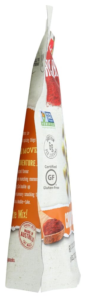 Bhuja Snacks Crunchy Seasoned Peas - Gluten Free, Vegan, Non-GMO - 7 oz (Pack of 2) | Healthy Snack for Office, Travel & Movie Nights