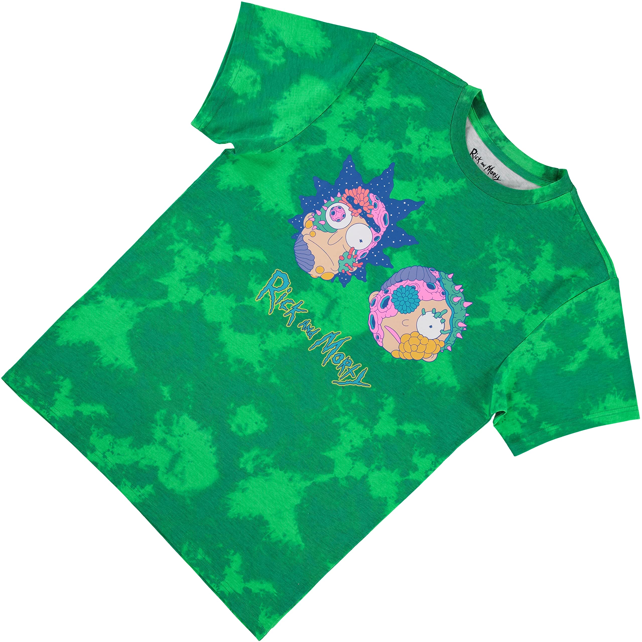 Rick & Morty Tie Dye T-Shirt for Men - Casual Graphic Tee for Fans